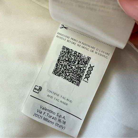 NWT!!! Valentino women cotton blouse size 6 Retail 950$ - Picture 8 of 11